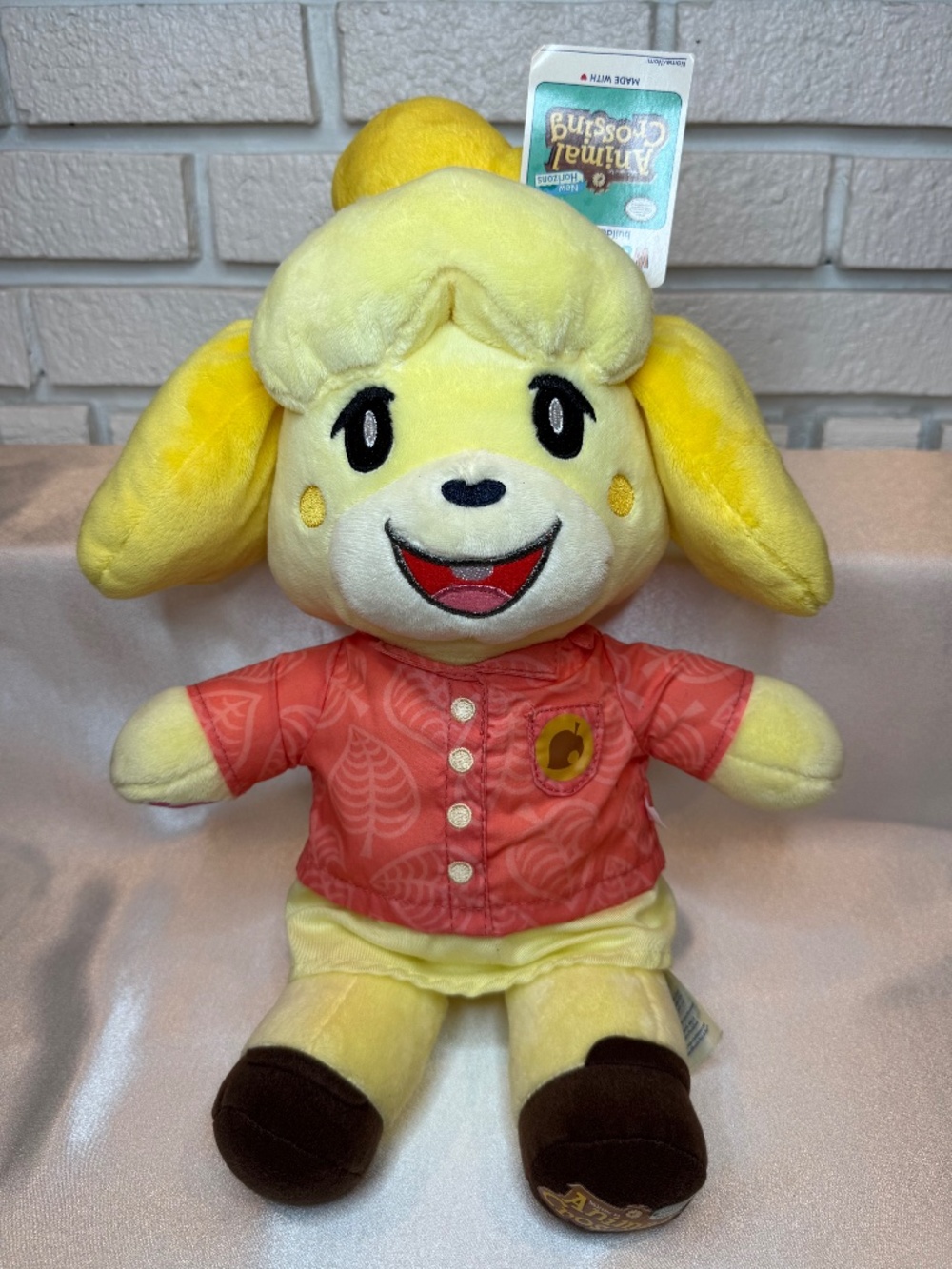 Build A Bear Animal Crossing New Horizons Isabelle Summer Gift Bundle with Tag
